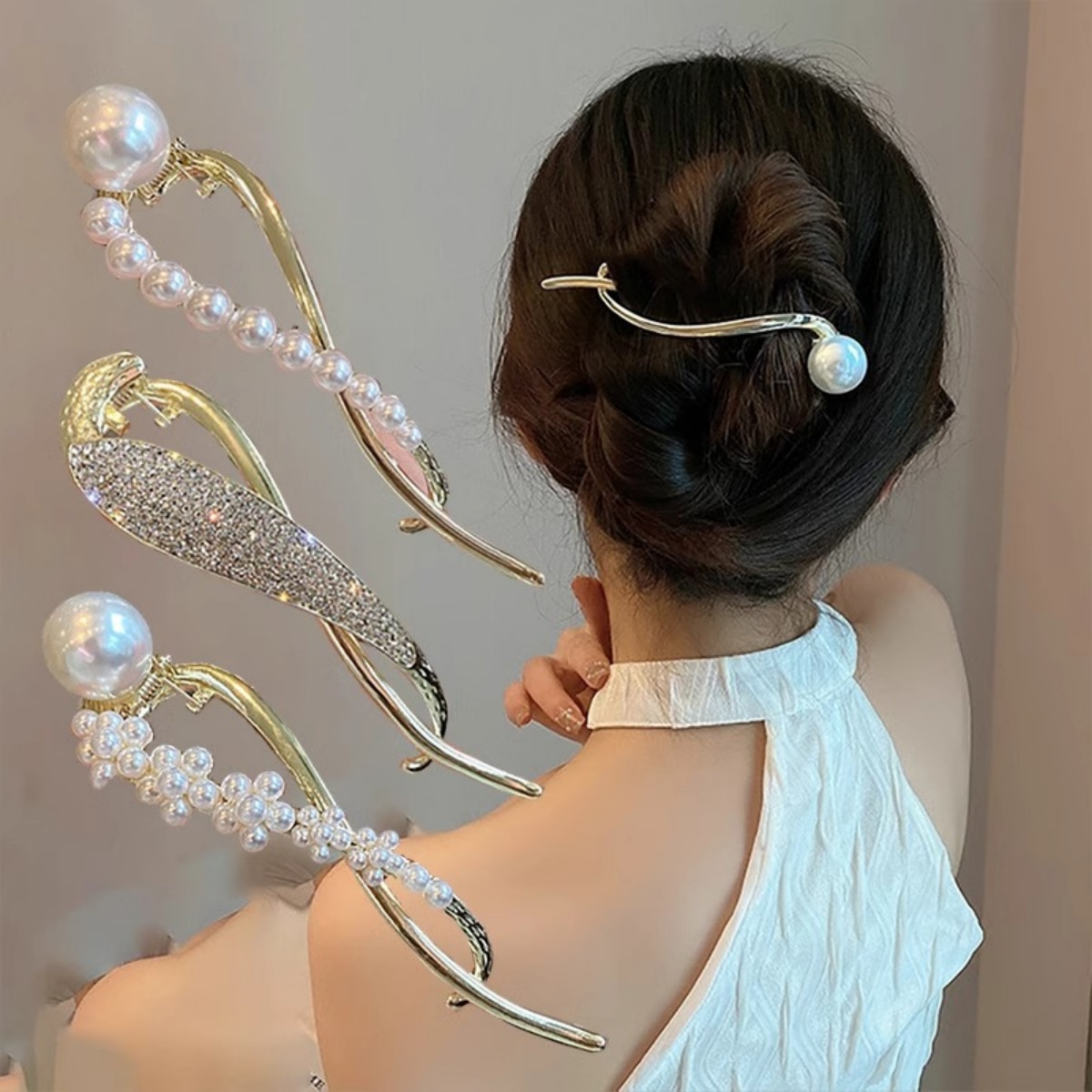 Zarif Glitter inci saç tokası  - Korean Girls Lifestyle incelemesi ve fiyatı