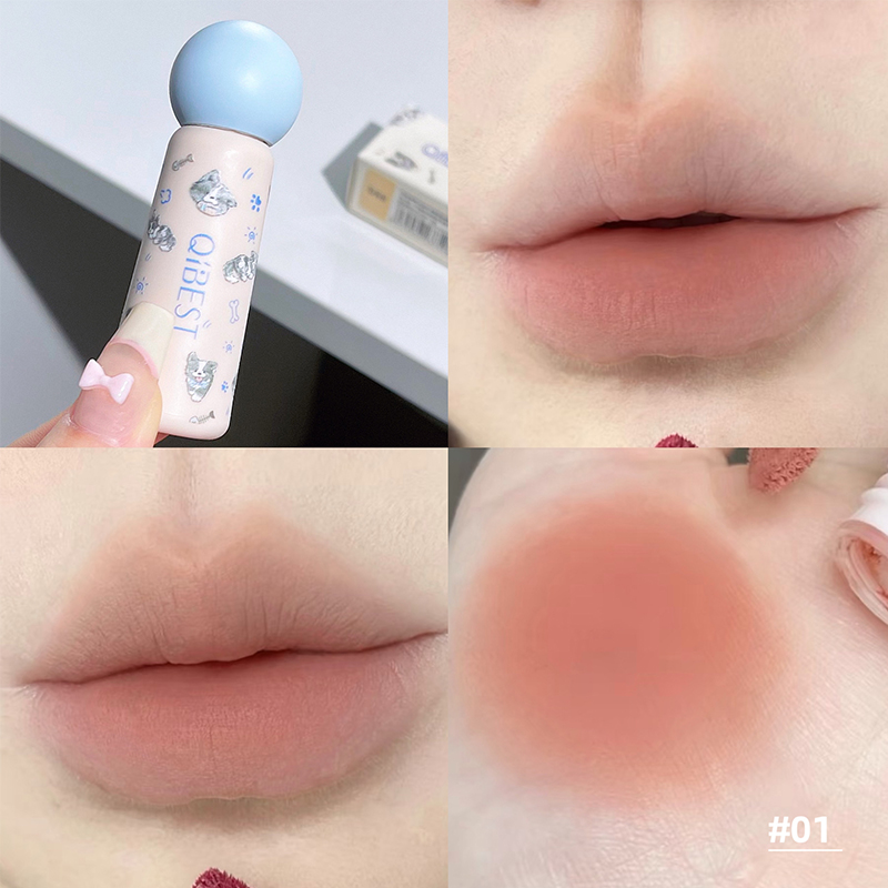 QIBEST Çıplak Mat Dudak Çamur  - Lip Tint Korean incelemesi ve fiyatı